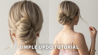 Simple Updo Hair Tutorial For Spring Perfect Medium - Long Hair Hairstyles
