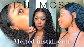 How I Melted My Lace Frontal | New Air Lace | Best Lace Frontal Wig Ever | Ft. Dolahair| Latrice M.