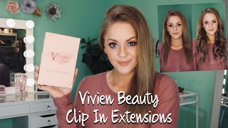 Vivien Beauty Clip In Hair Extensions - 20 Inch Gorgeous Clip In Extensions Found On Amazon