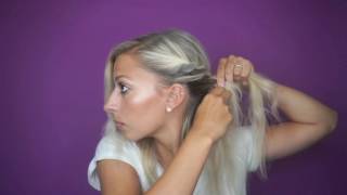 How To: Quick And Easy Braided Updo