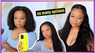 1 Wig, 3 Ways To Wear It!   22" Convertible Wig For Many Styling Options! | Curls Queen