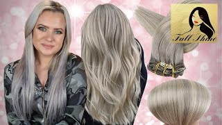 Amazon Full Shine 100% Human Hair 18" Clip In Extensions Review | Clare Walch