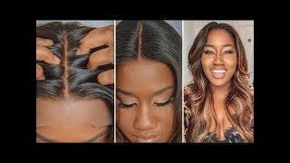 The Best Fake Scalp Wig Ever! No Wig Cap!! No Got2B Glued Throw On And Go| Hairvivi