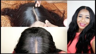 How To Lay Lace Closure Flat And Natural|| Wig Making || Dola Hair