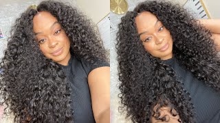 Hand Tied Closure Wig | Jerry Curl Easy Install And Style Ft Kriyyahair