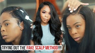 Trying Out The Fake Scalp Method | Myfirstwig