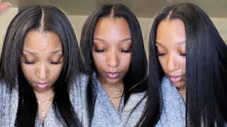 How To: Apply Clip In Extensions Ft. Amazon Amazing Beauty Hair Yaki Straight