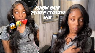 Ishow Hair |24Inch Bodywave | Closure Wig | 4X4 Closure Wig
