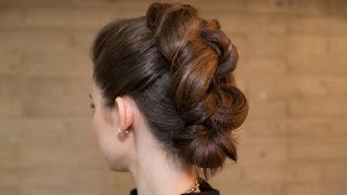 Easy Knotted Faux Mohawk Updo