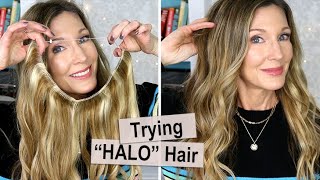 Try-It-Tuesday | Affordable Amazon "Halo" Hair Extensions!
