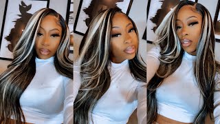 Beginners Friendly 5X5 *New* Blonde Highlighted Closure Wig Install | Asteria Hair