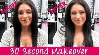 Instant Beauty'S One Piece Clip In Hair Extension - 30Sec Makeover!