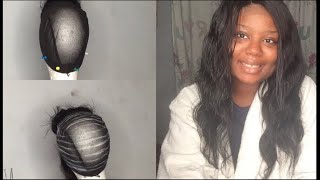 Drawing Lines On A Wig Cap For Weft || Wig Class 101