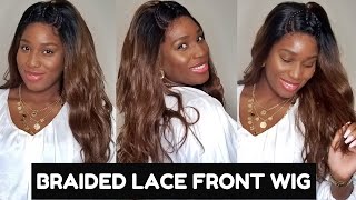 New Born Free Magic Lace Braid Lace Front - Mlb36 Braided Wig Braid Wig Synthetic Wig