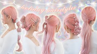 5 Minute Stunning Holiday Hairstyles  Last Minute Updos