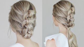 Easy Knotted Updo & Ponytail Tutorial