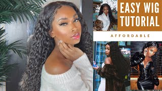 Affordable Deep Wave Lace Frontal [Tutorial + Review] | Ali Pearl Hair