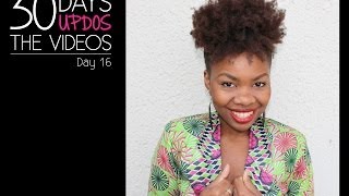 Natural Hair Challenge - 30 Days, 30 Updos: Day 16