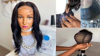 Closure Wig On A Sewing Machine//Resizing Your Cap ***Verydetailed