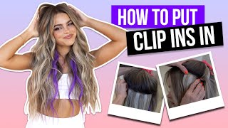 How To Put In Our New Habit Extension Clip Ins!