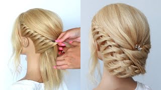  Easy Twists Low Bun  Wedding Prom Updo Hair Tutorial By Another Braid