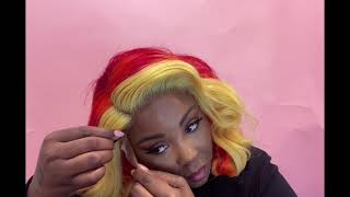 How To: 6X6 Closure Wig Install  “Tequila Sunrise  “ Custom Color Wig Install  Leilanis Love