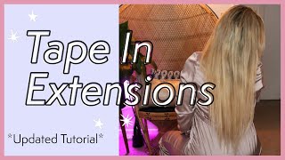 Updated Tape In Extensions- Using Laavoo Amazon Tape-In Hair