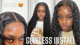 Glueless 30” Curly Closure Wig Install | Beginner Friendly Ft Alipearl Hair