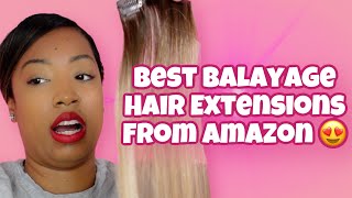 Best Hair Extensions On Amazon 2021 *Ombre Edition* | Maxfull Clip In Hair Extensions