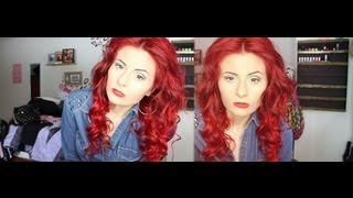 How To 2 In 1: Clip In Hair Extensions With Short Hair & Pretty Curls!