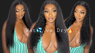 Grow From Scalp!*Magic* Layered Edge 3In1 Dry Straight&Wet Curly Clear Lace Wig| Xrsbeautyhair