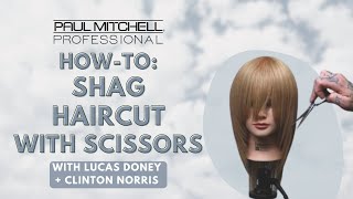 Learn How To Cut A Shag Haircut With Scissors The Easy Way