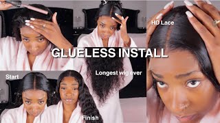 The Prettiest & Best Affordable Loose Wave Wig Ever !! Glueless Closure Wig Install #Reshinehair