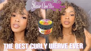 The Best Curly Hair | Curly Hair Routine | Blending Leave Out  | Hairareus & Shwaxx | Peyton Rodge