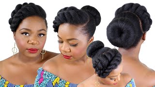 Simple And Easy Natural Hairstyle For Natural Hair | Yasser K