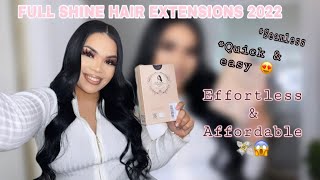 Full Shine Halo Hair Extensions From Amazon! 2022 *Affordable, Quick & Easy*