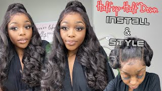 Half Up-Half Down On 6X6 Lace Closure Wig | Where I Got My Hair From!?