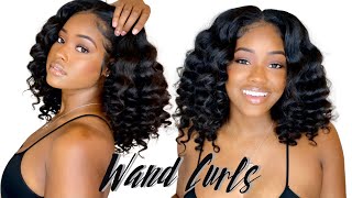 Perfect Wand Curls On Blown Out Hair W/ Clip Ins | Ft. Betterlength