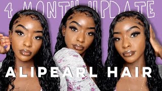 Watch Before You Buy! | Water Wave Wig  | 4 Month Update !! | Ft Alipearl Hair