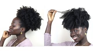 2 Simple Updos On Old Twistouts & Baidouts | Natural Hair