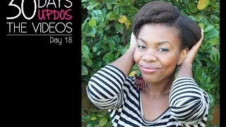 Natural Hair Challenge - 30 Days, 30 Updos: Day 18