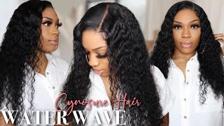 Curly Side Part 5X5 Closure Wig Install + Esha Daily Lace Spray | Cynosure Hair