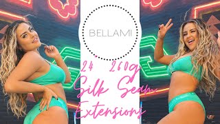 How I Blend My Clip Ins| Bellami Hair 260G 24" Silk Seam Extensions