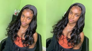 Transparent Lace Frontal Wig Install || How To Melt Lace Ft. Dola Hair