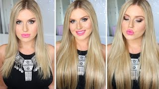 How To Clip In Hair Extensions! ♡ Zala Hair Extensions Review