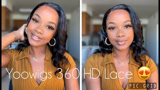 How To Install Hd Lace  Ft Yoowigs Wigs || Beautifully Slayed