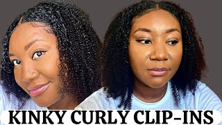 Amazon Kinky Curly Natural Type 4B/4C Hair Clip-In Extensions (Super Easy Installation)