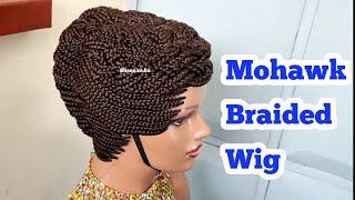 Braided Wig Boxbraids | Beginner Friendly -No Frontal Wig Install+Wig Review No Lace Colour 33