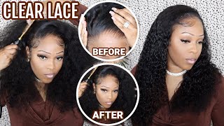 Grow From Scalp New Magic Layered Edge 3 N 1 Dry Straight&Wet Curly Wig Clear Lace | Xrsbeautyhair