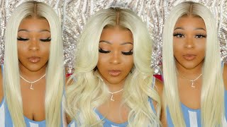 Epic Blonde Wig Tutorial | Bald Stocking Cap Method | Melt Your Lace Wig | Invisible Fake Scalp Lace